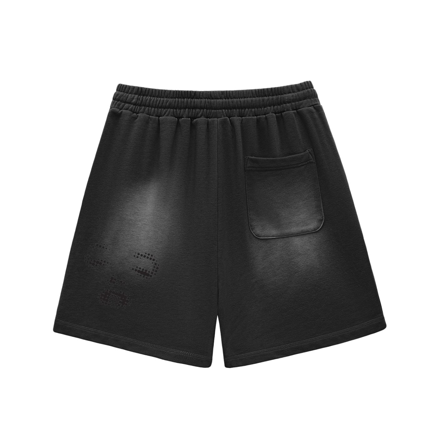 Flexzy Sun Fade Raw Edge Cotton Shorts