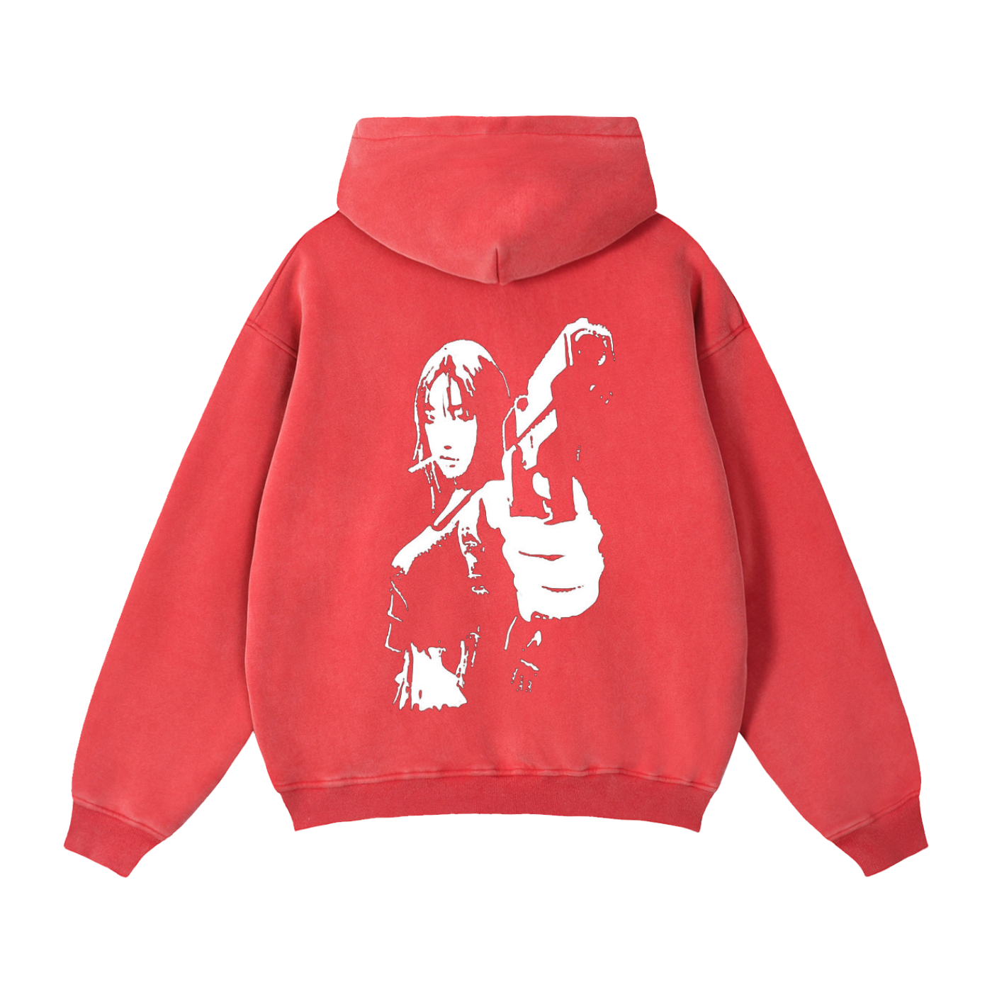 Zip-Through Boxy Fleece Hoodie