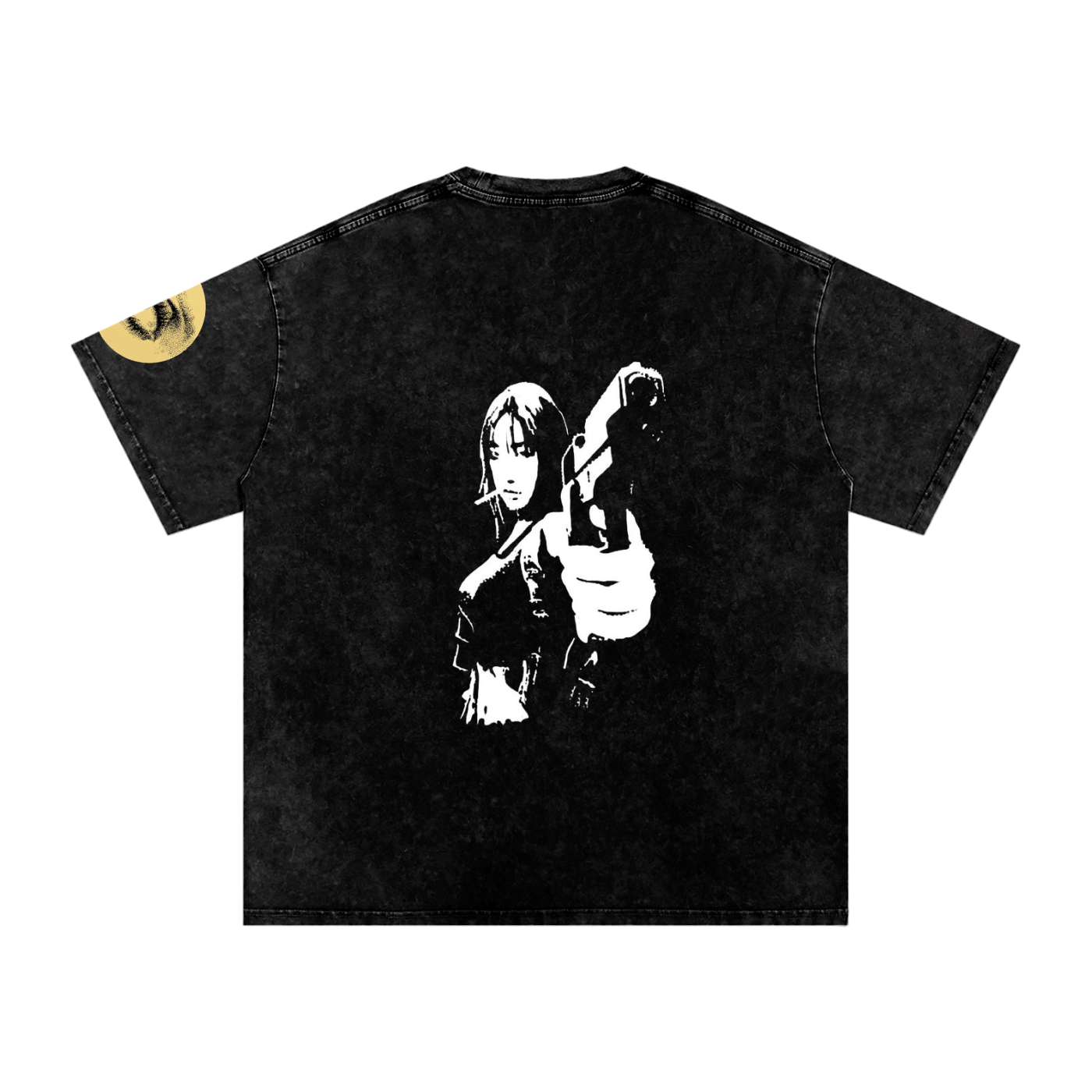 Flexzy Snow Washed Oversized Cotton T-Shirt